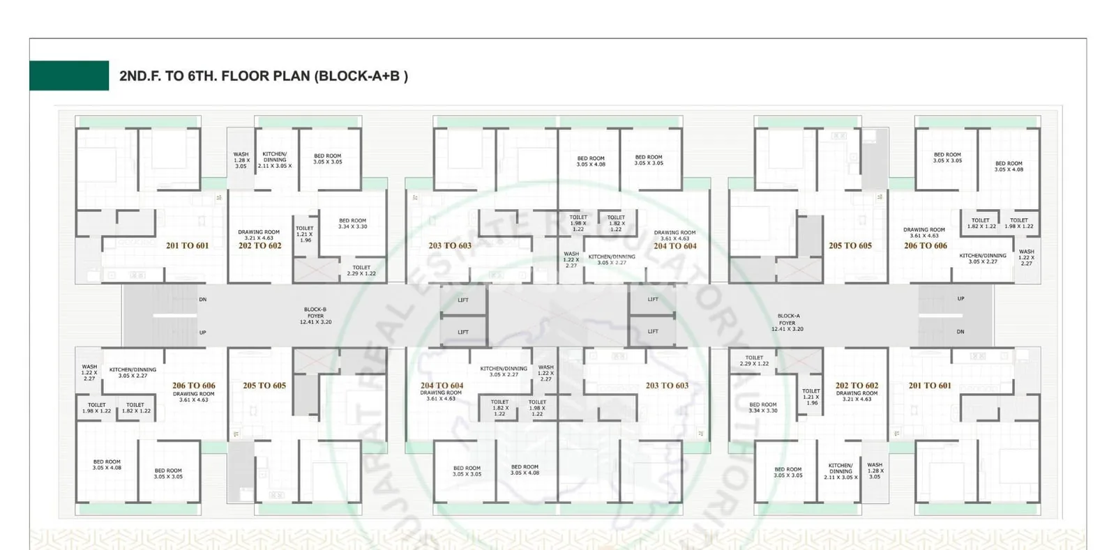 ROYAL RIYAZ RESIDENCY Floor Plan