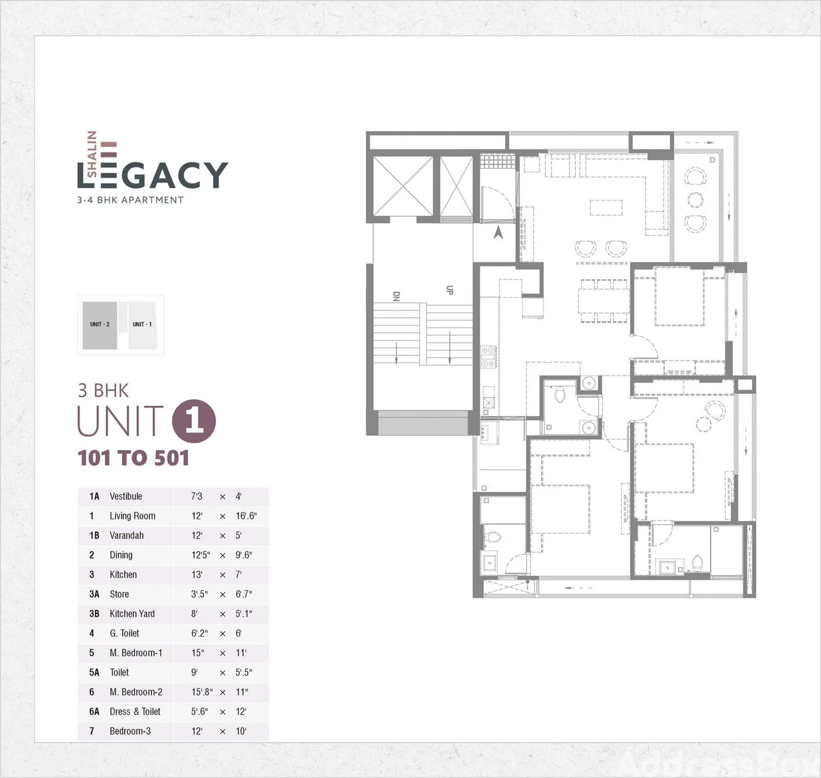 SHALIN LEGACY Floor Plan