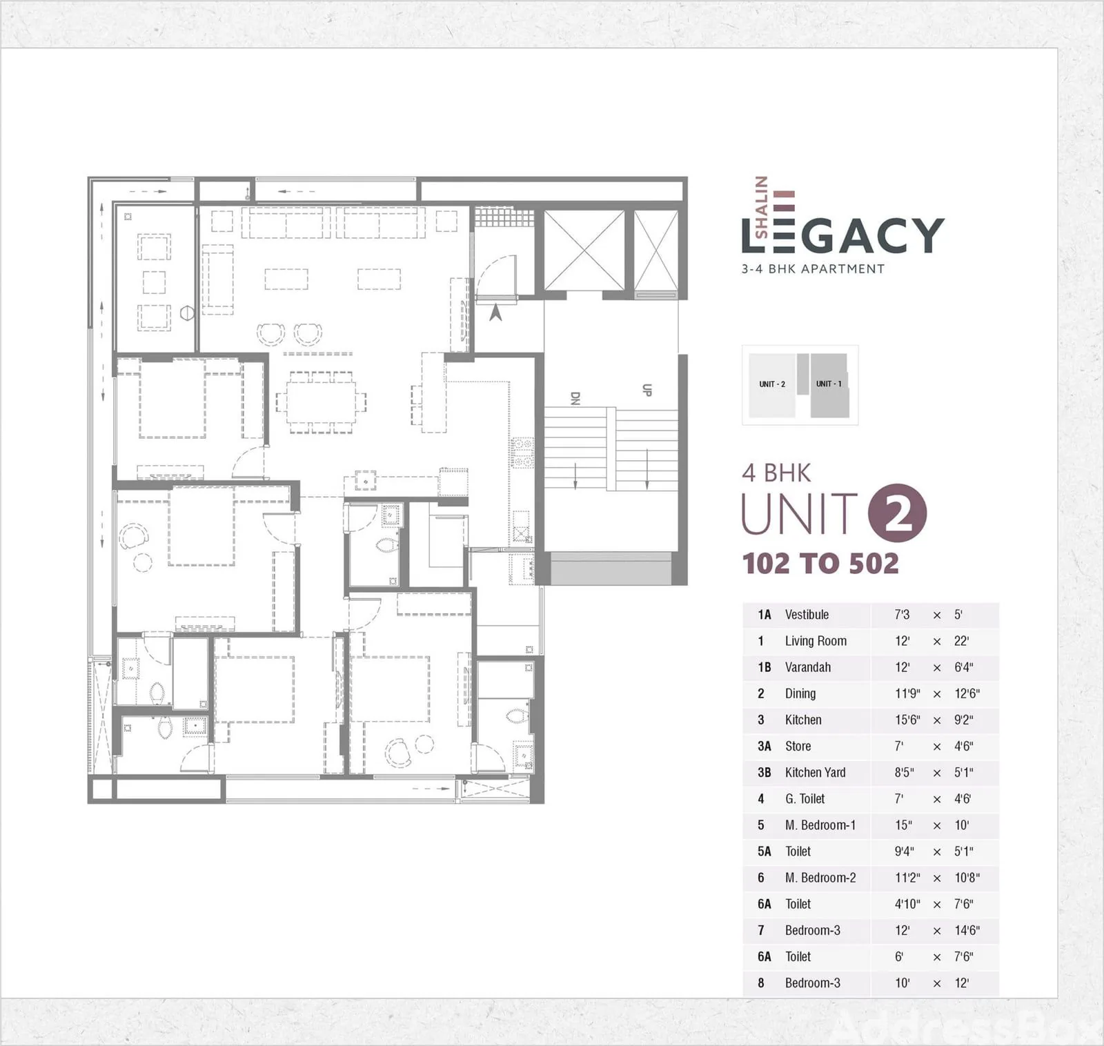 SHALIN LEGACY Floor Plan