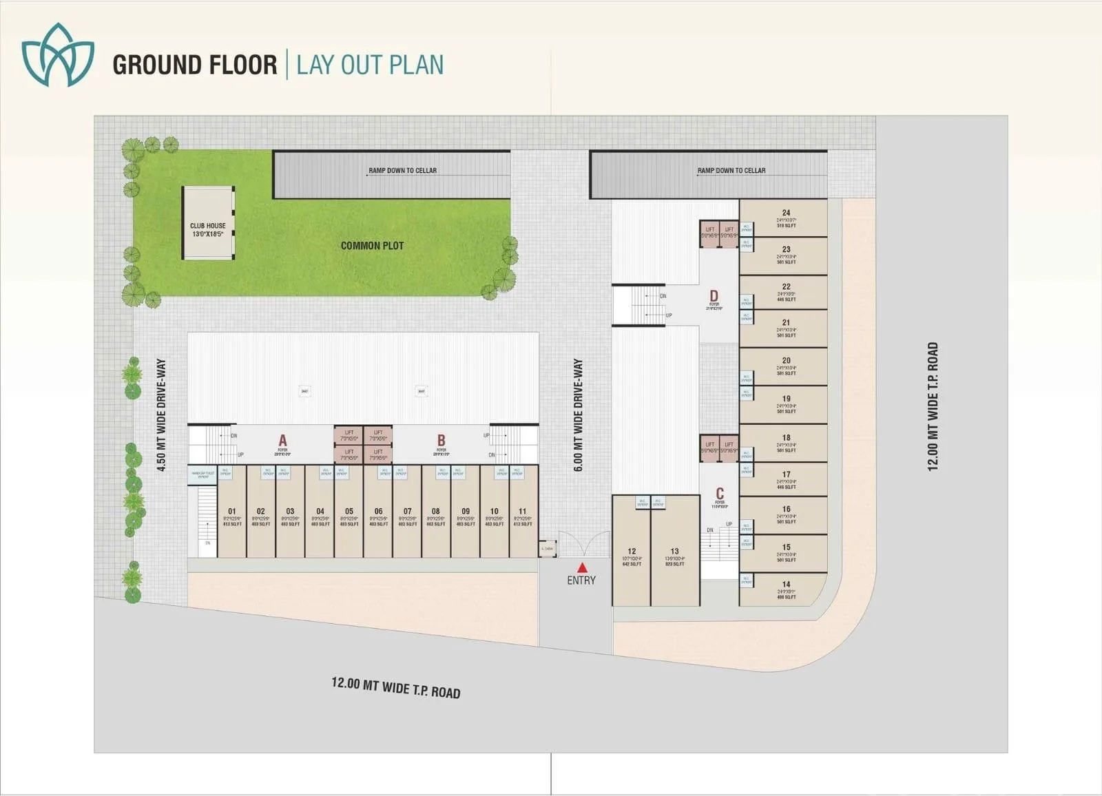 Paradise Palm - Commercial Floor Plan