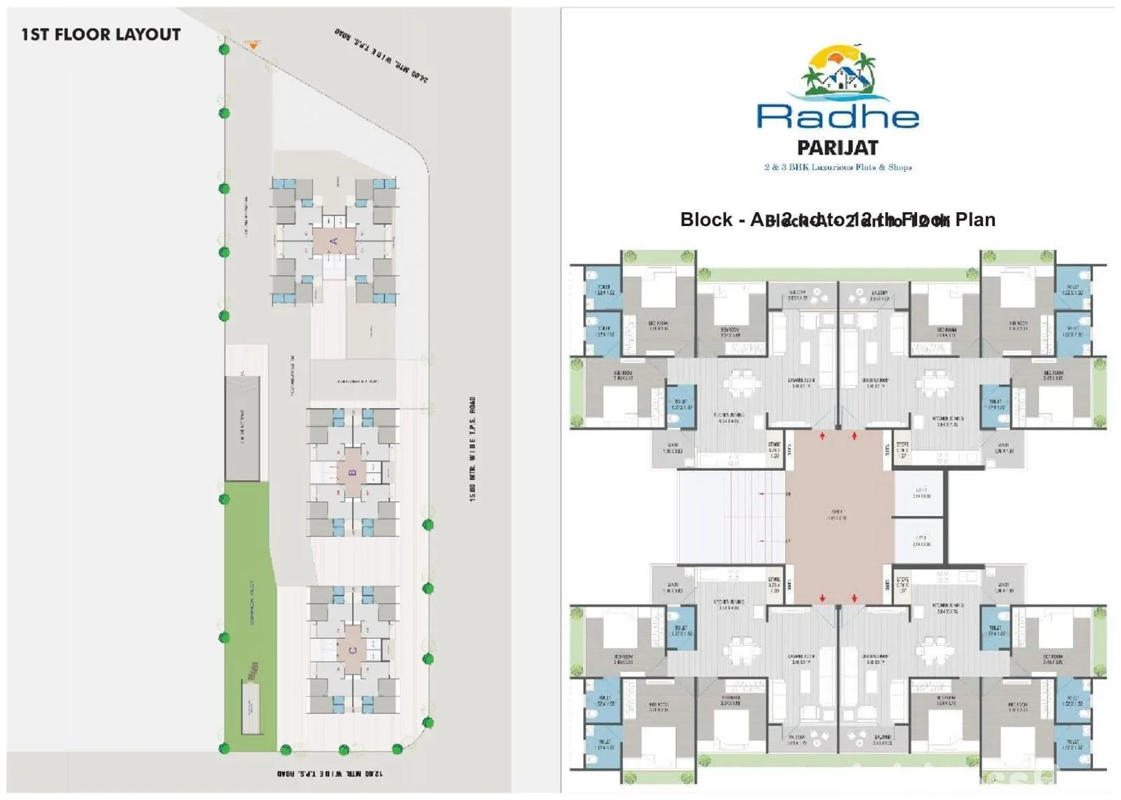 RADHE PARIJAT Floor Plan
