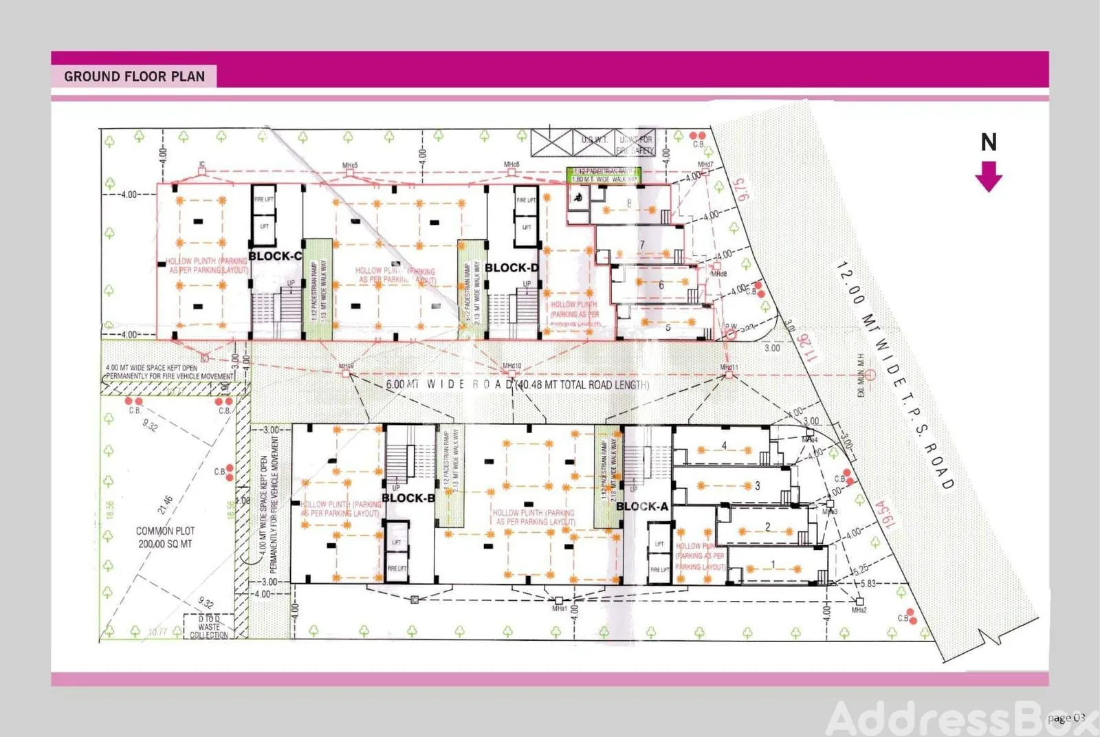 GAJANAN HILL -2 - Commercial Floor Plan