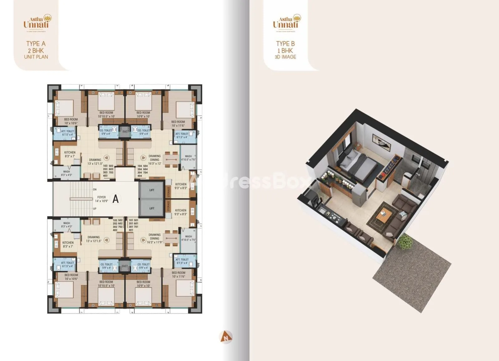 Astha Unnati Floor Plan