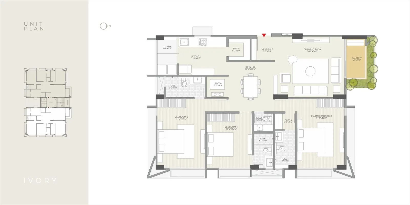 IVORY Floor Plan