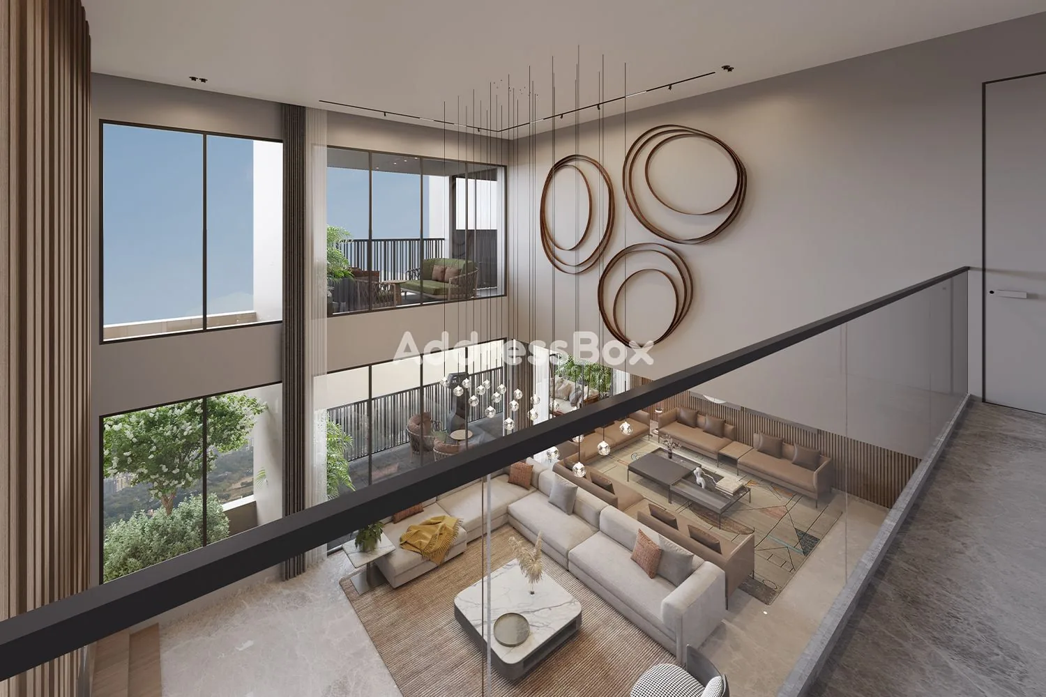 THE GOLD SKY VILLA Living Room
