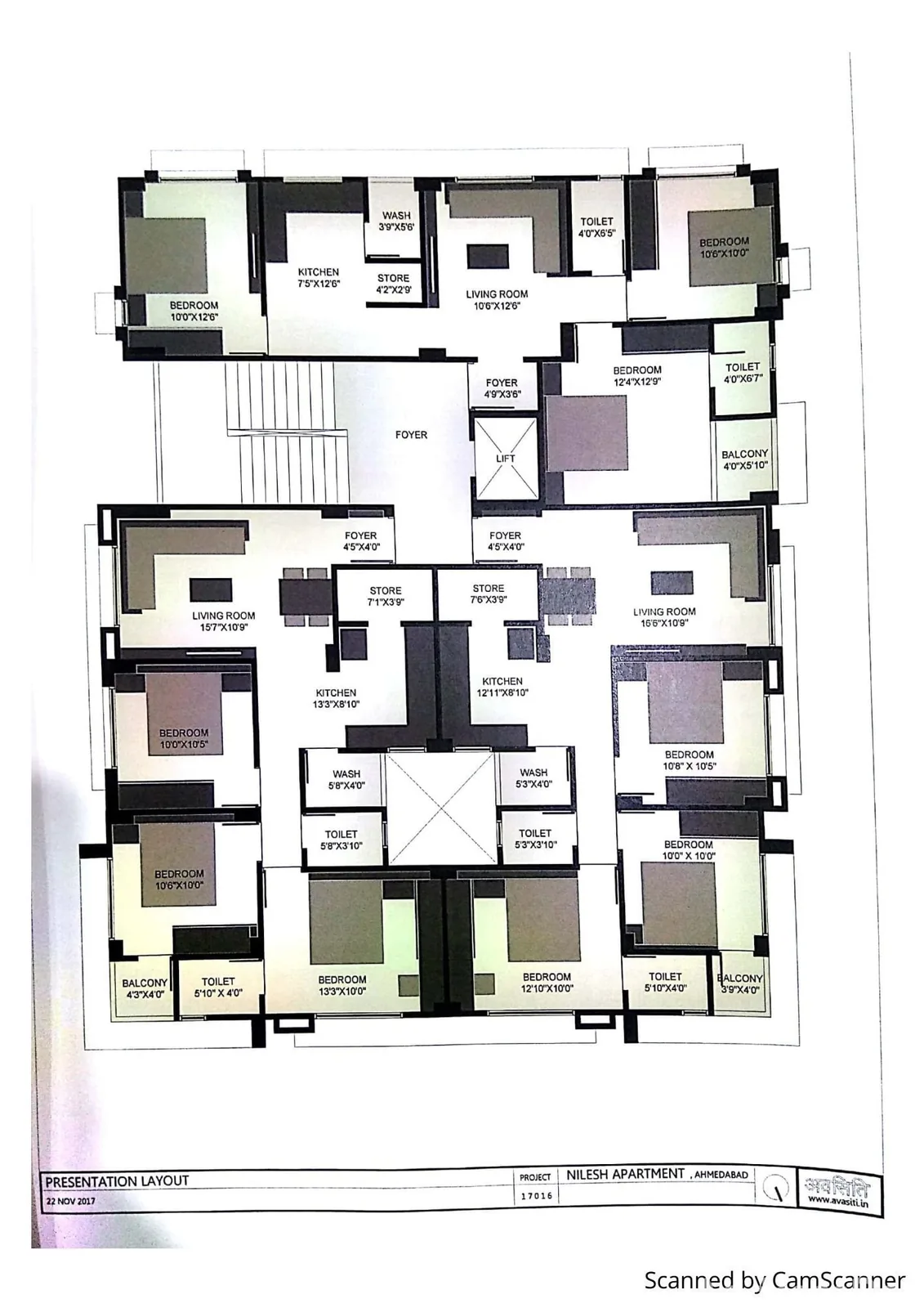 NILESH APARTMENT Master Plan