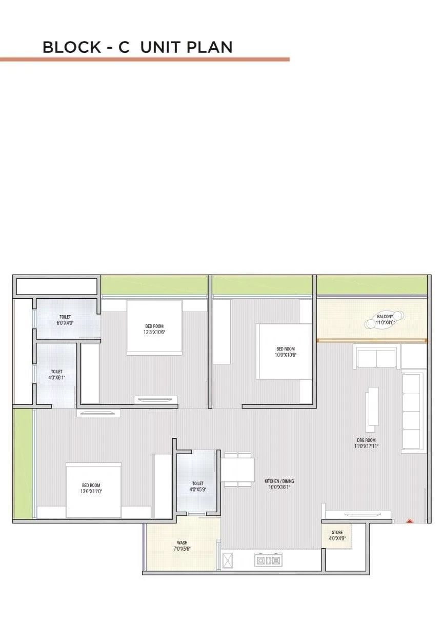 VED SAPPHIRE Floor Plan
