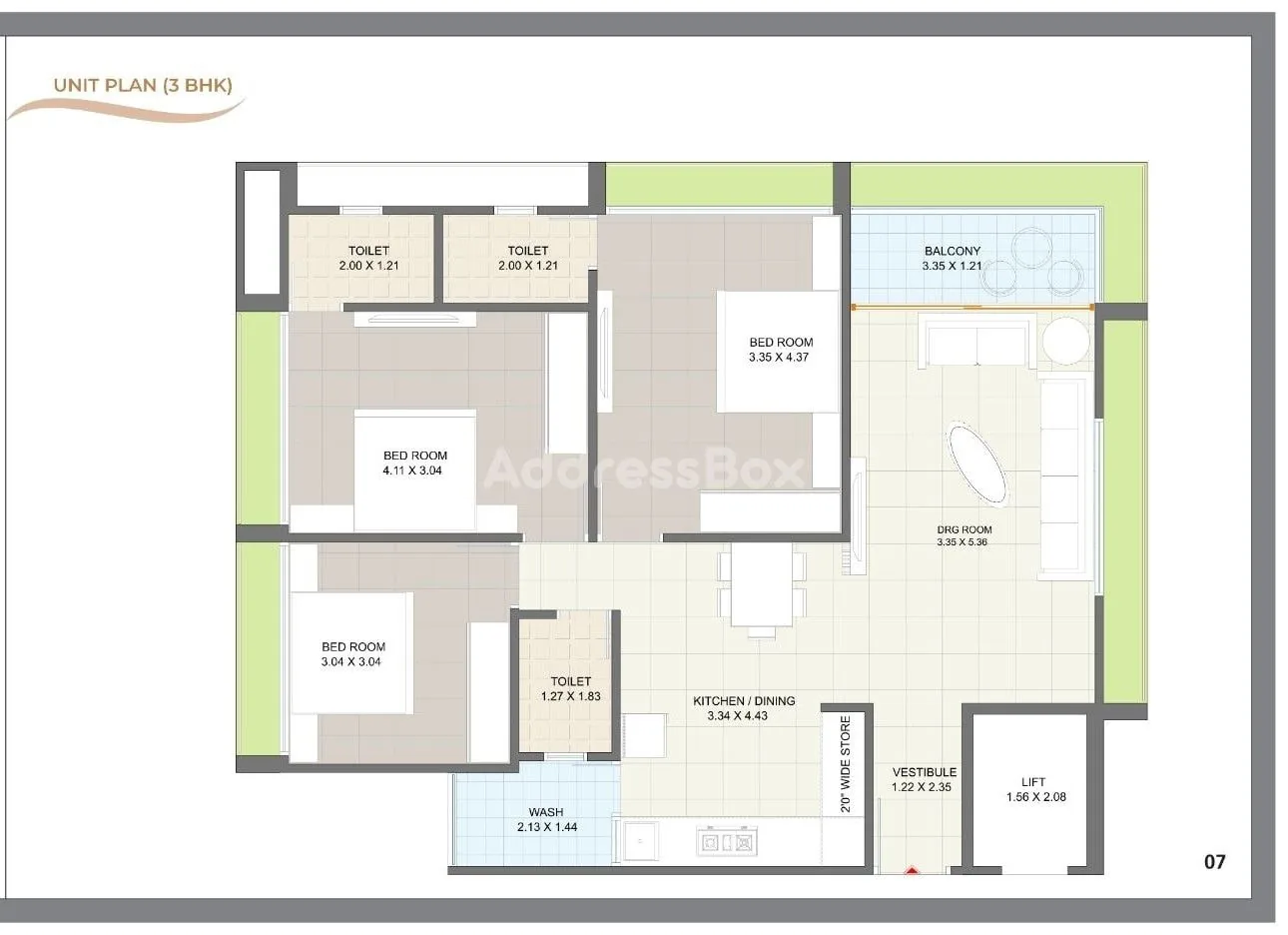 ORBIT PRAVIN Floor Plan