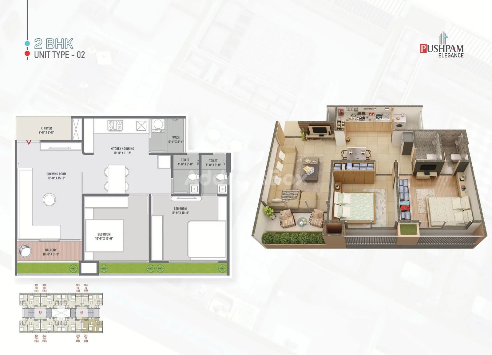 PUSHPAM ELEGANCE Floor Plan