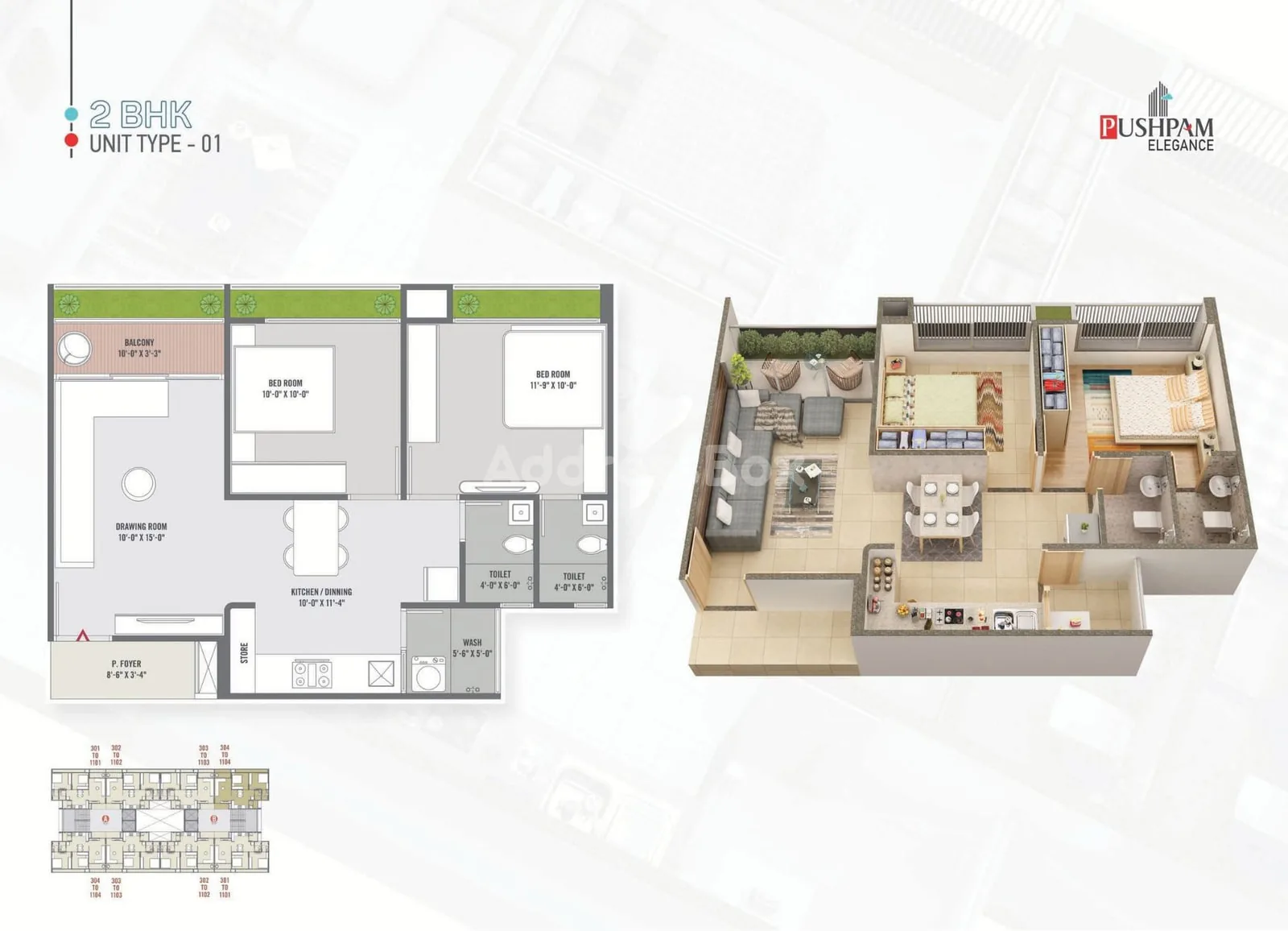PUSHPAM ELEGANCE Floor Plan