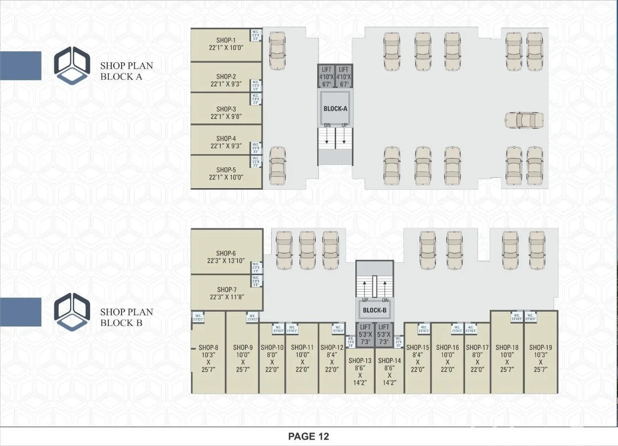 OMKAR RESIDENCY - Commercial Floor Plan