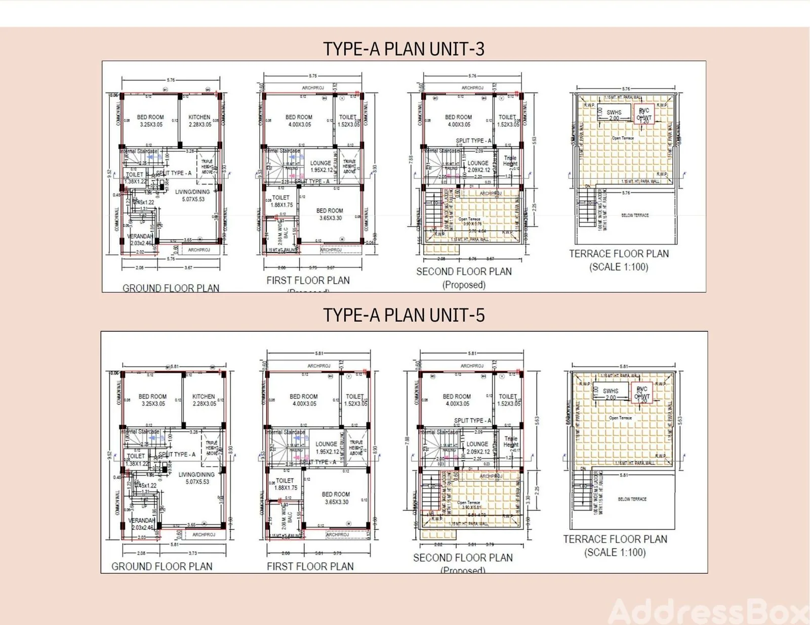 SARATHI BUNGALOWS Floor Plan