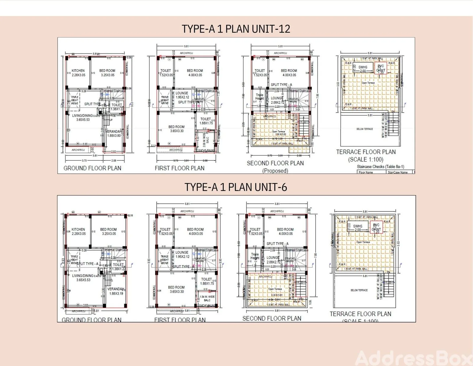 SARATHI BUNGALOWS Floor Plan