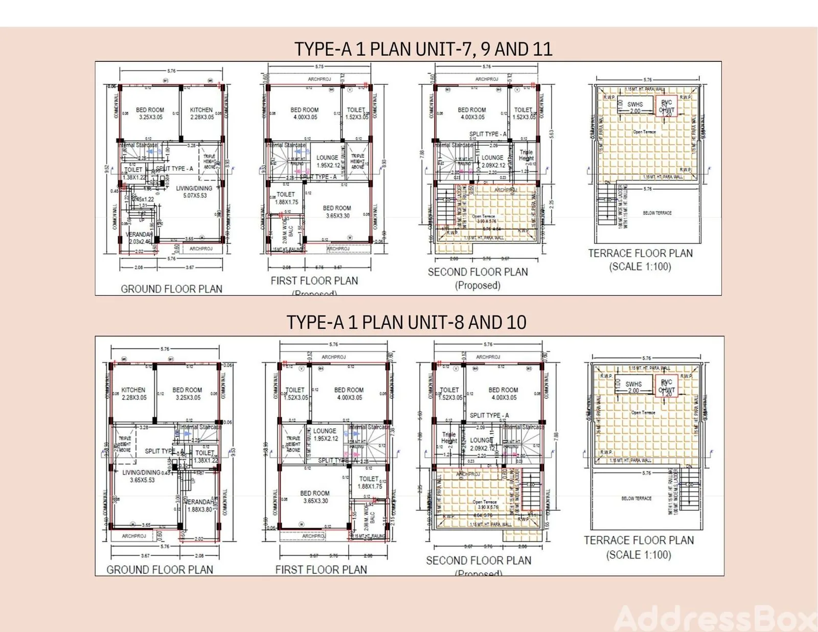 SARATHI BUNGALOWS Floor Plan