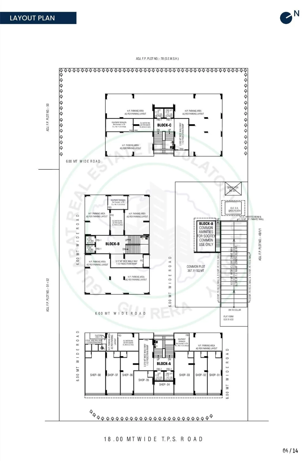 ANANTAM LUXURIA - COMMERCIAL Floor Plan
