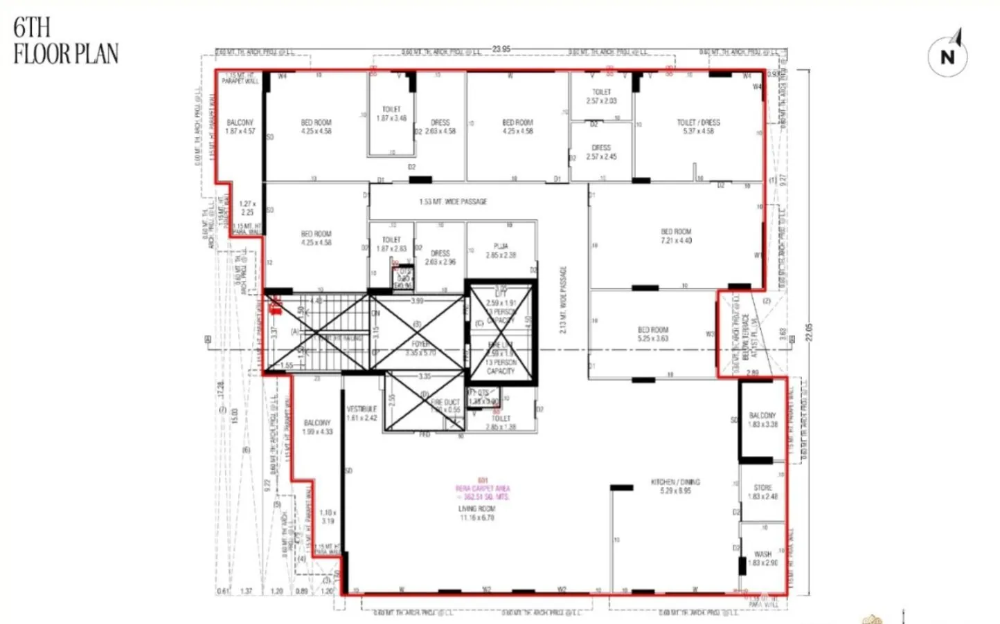SWARA SKYLUXURIA Floor Plan