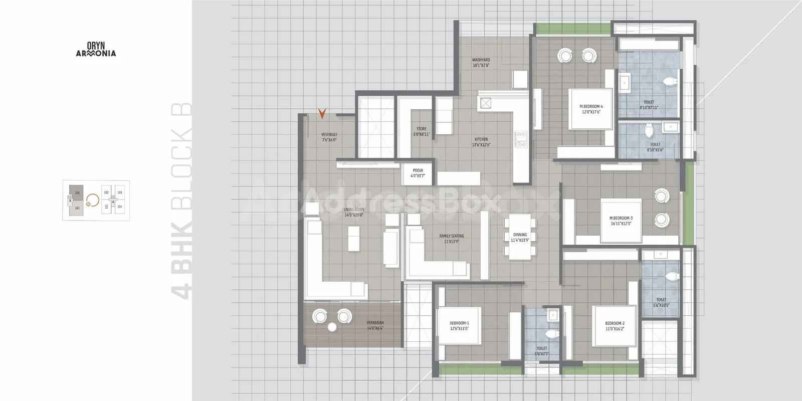 ORYN ARMONIA Floor Plan