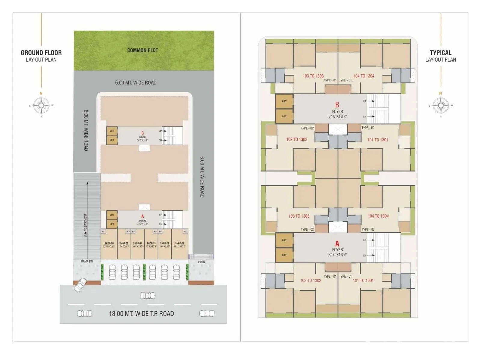 Nakshtra Platinum - Commercial Floor Plan