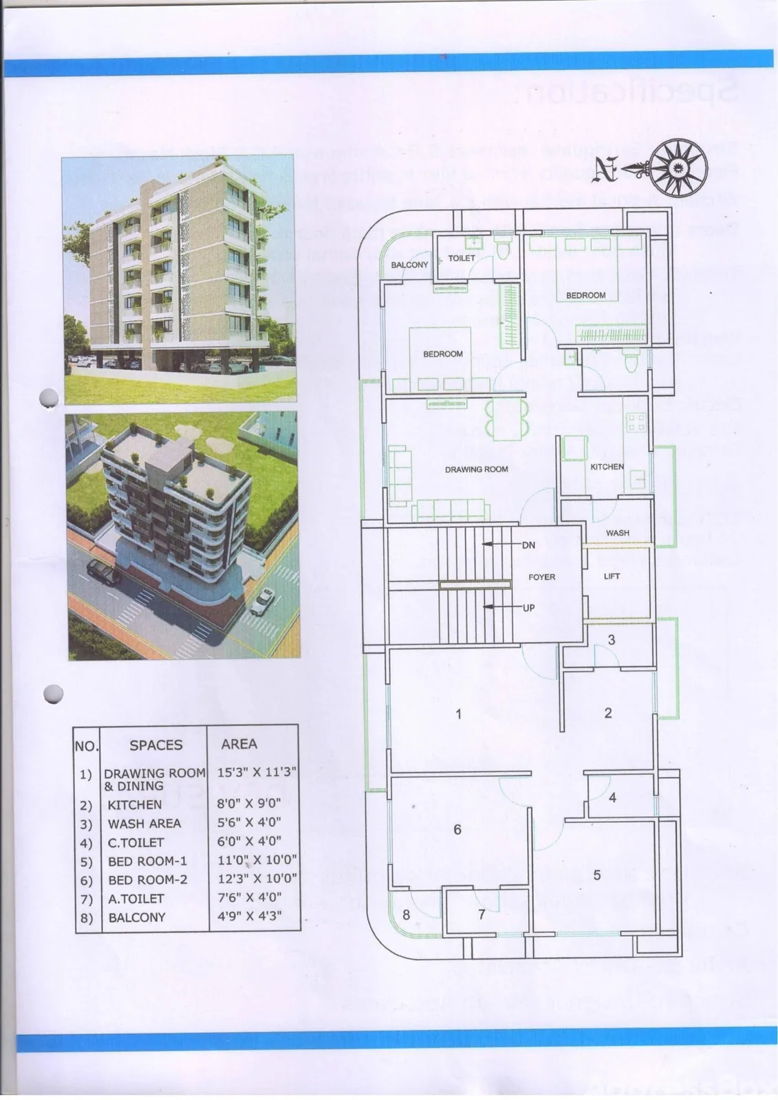 PRAGATI RESIDENCY Floor Plan