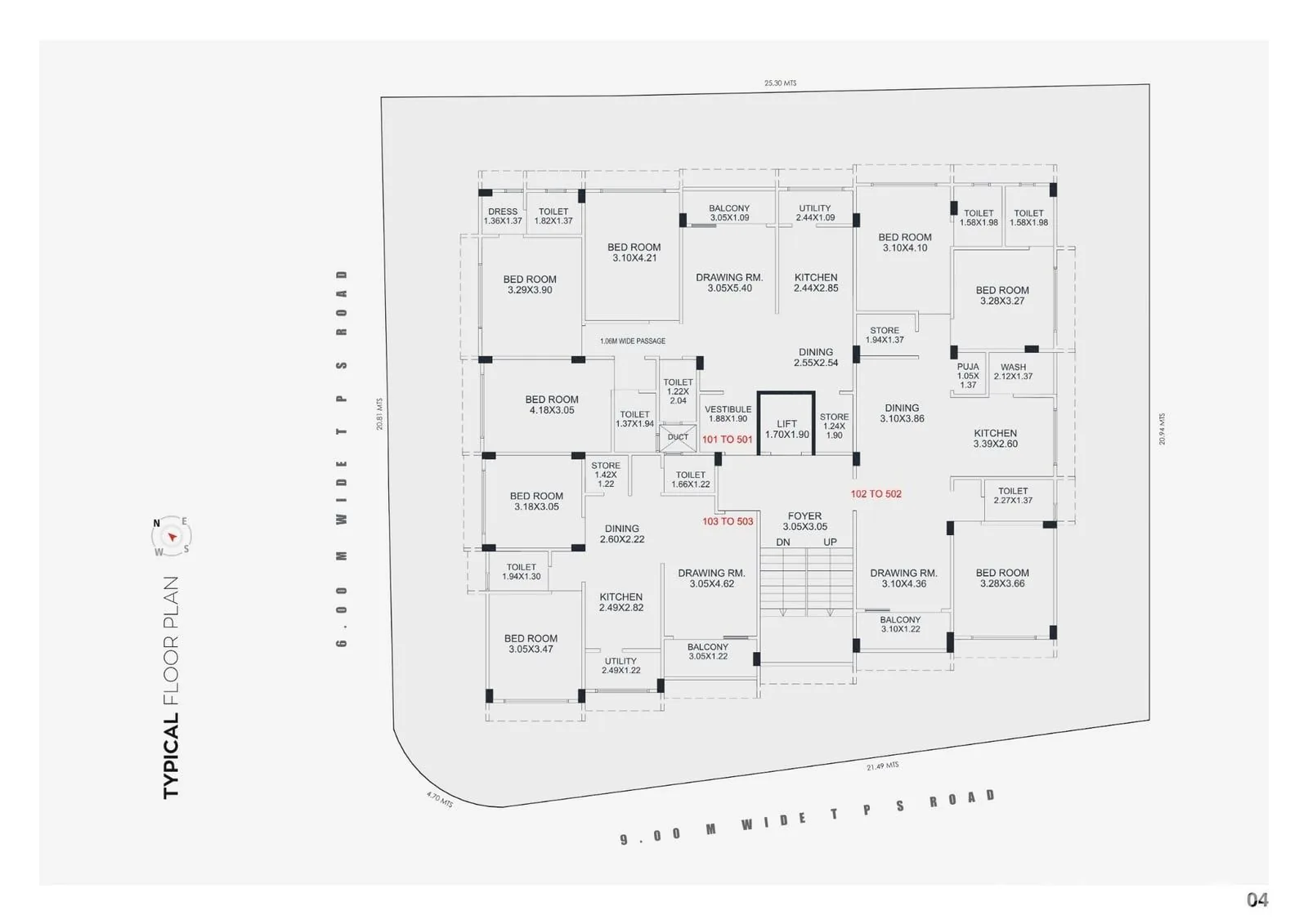 AMARJYOT APARTMENTS Floor Plan