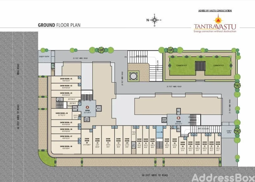 THE TWIN TOWERS - Commercial Floor Plan
