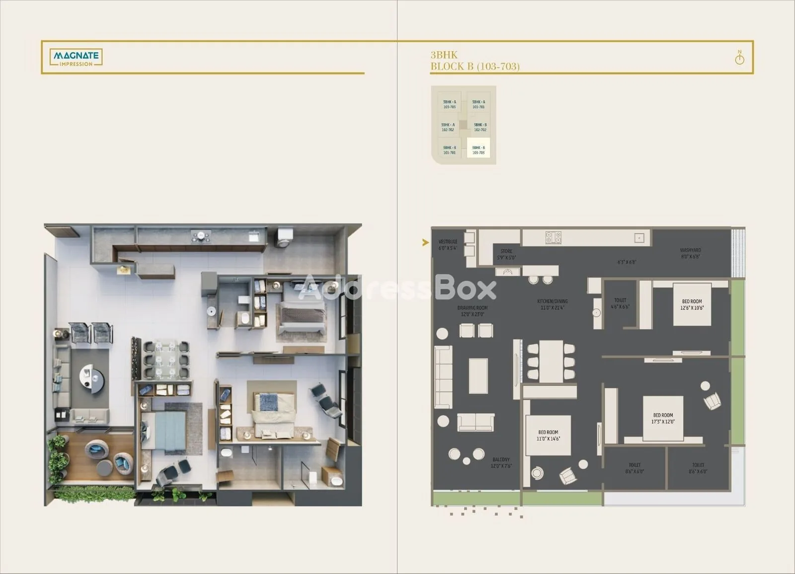 MAGNATE IMPRESSION Floor Plan