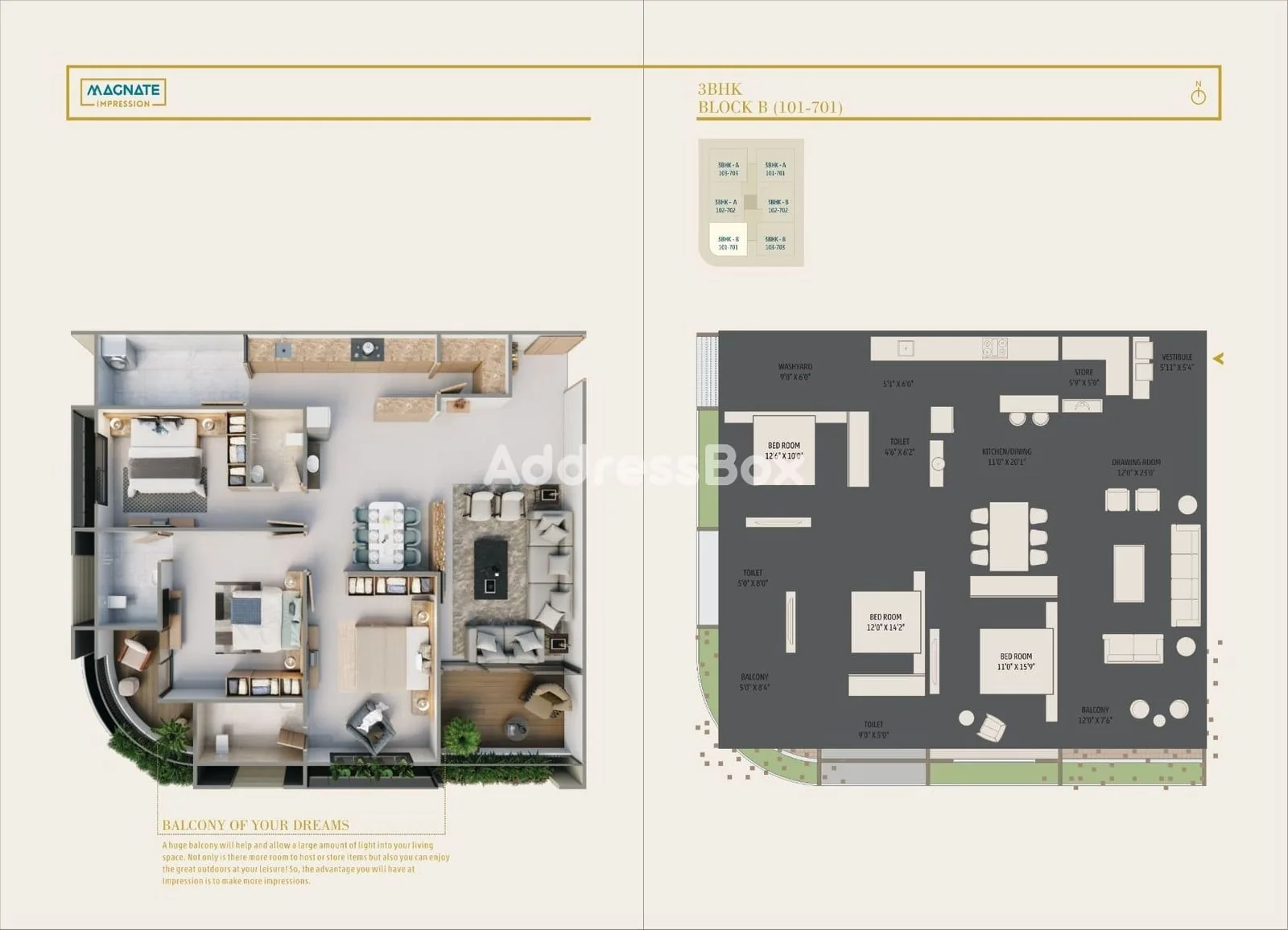 MAGNATE IMPRESSION Floor Plan