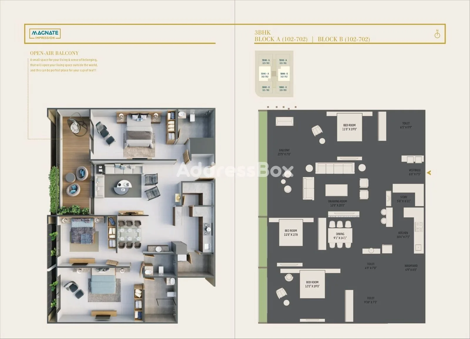 MAGNATE IMPRESSION Floor Plan