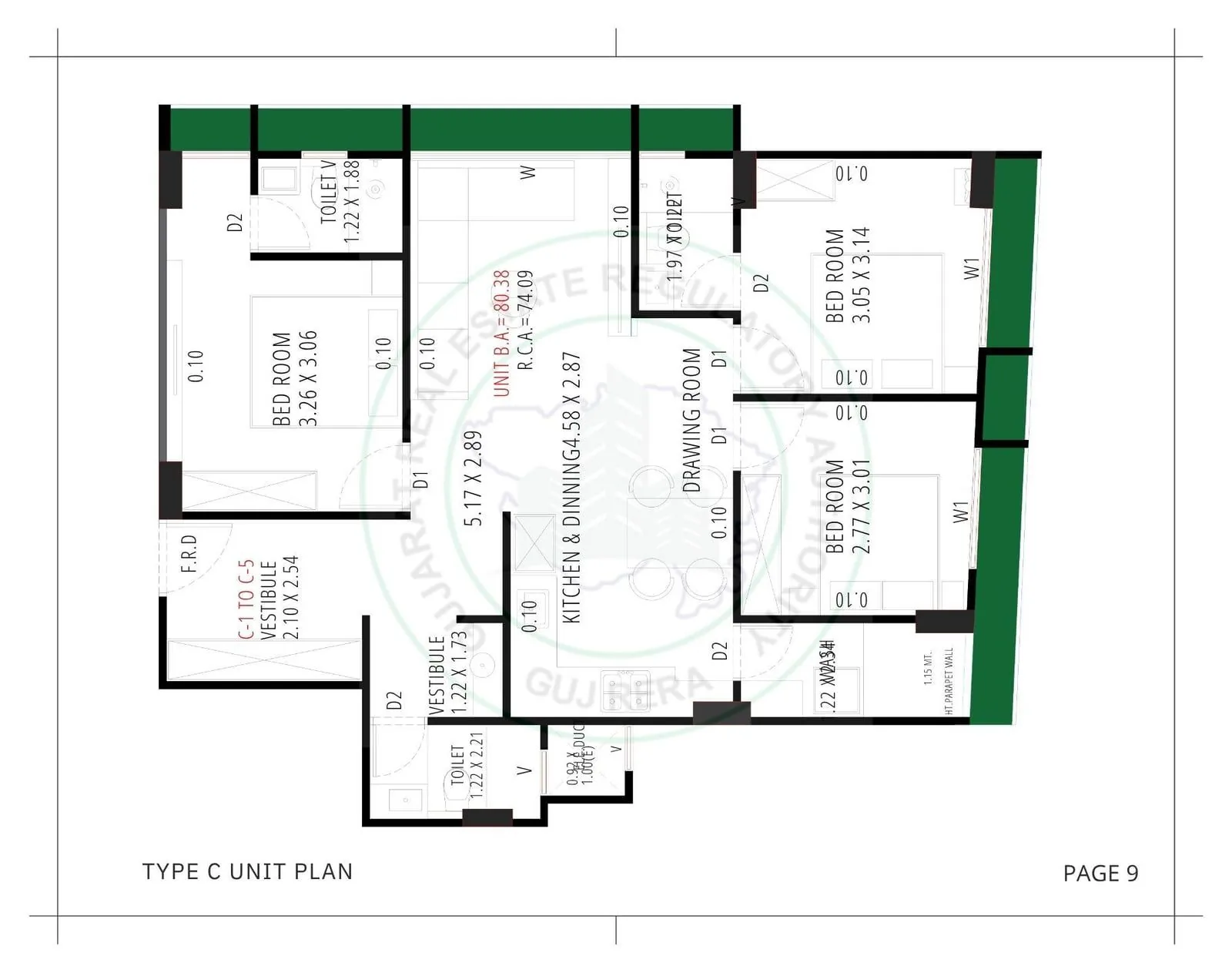 JASH APARTMENT Floor Plan