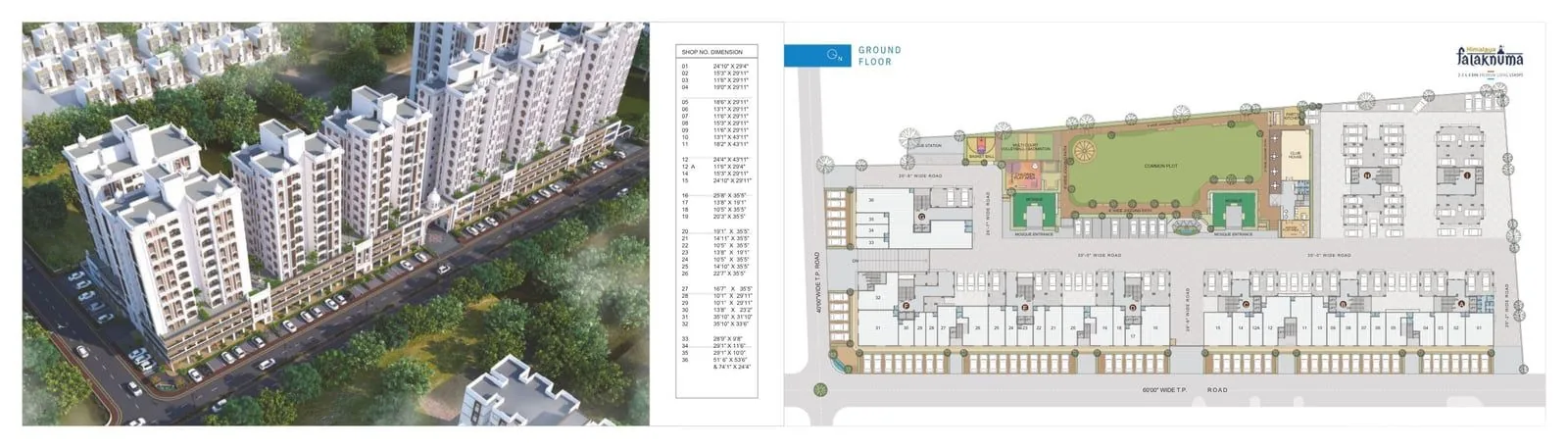 HIMALAYA FALAKNUMA - Commercial Cluster Plan