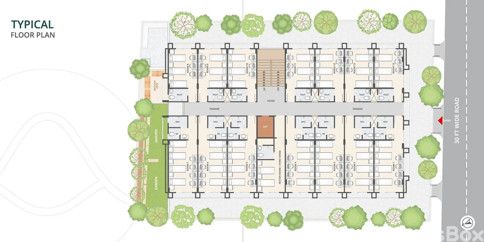 OASIS ABODE Floor Plan