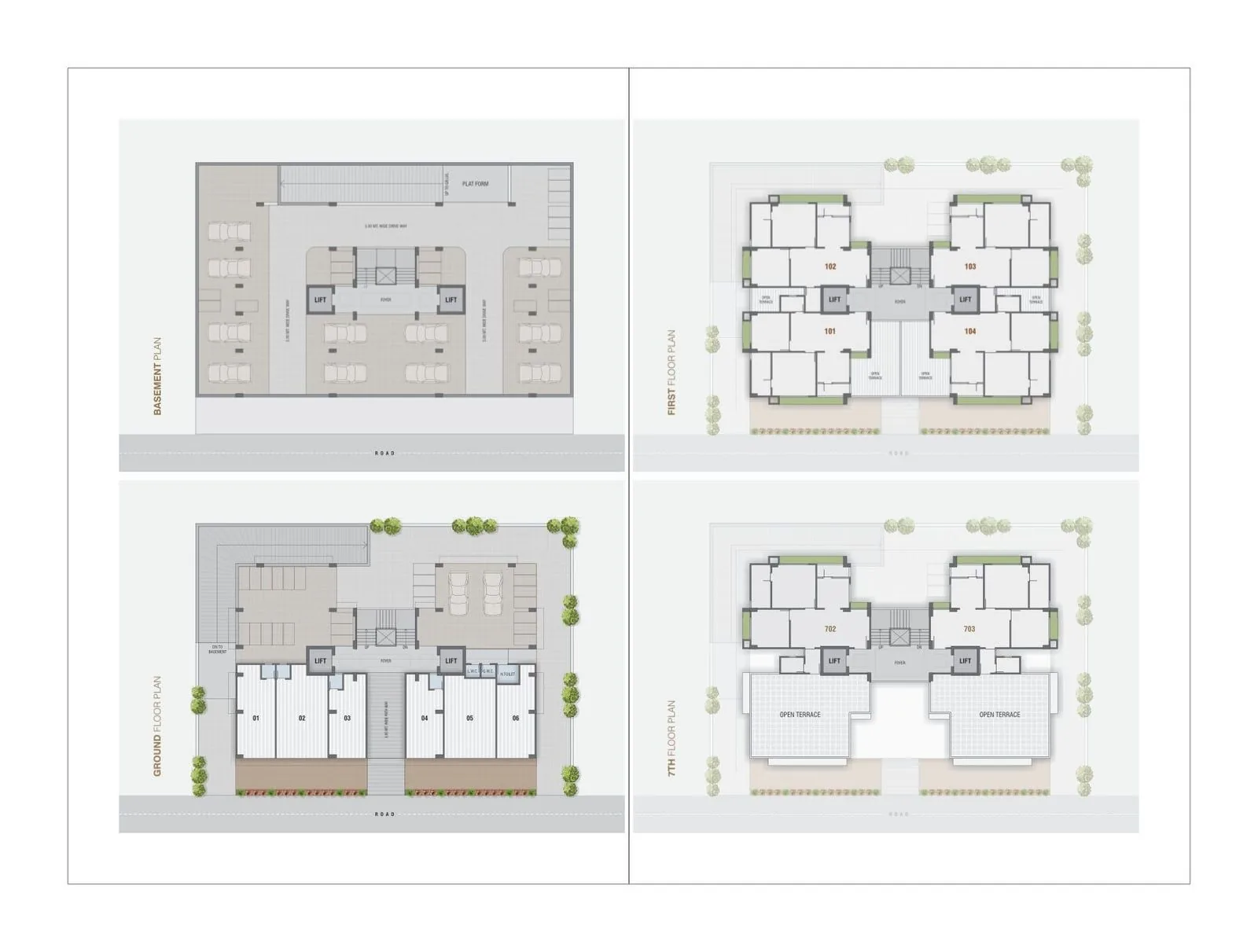 HAPPY GREENS - Commercial Floor Plan