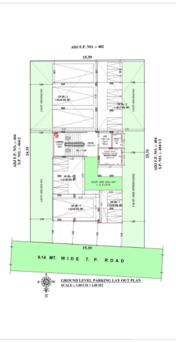 ABHISHA APPARTMENT Floor Plan