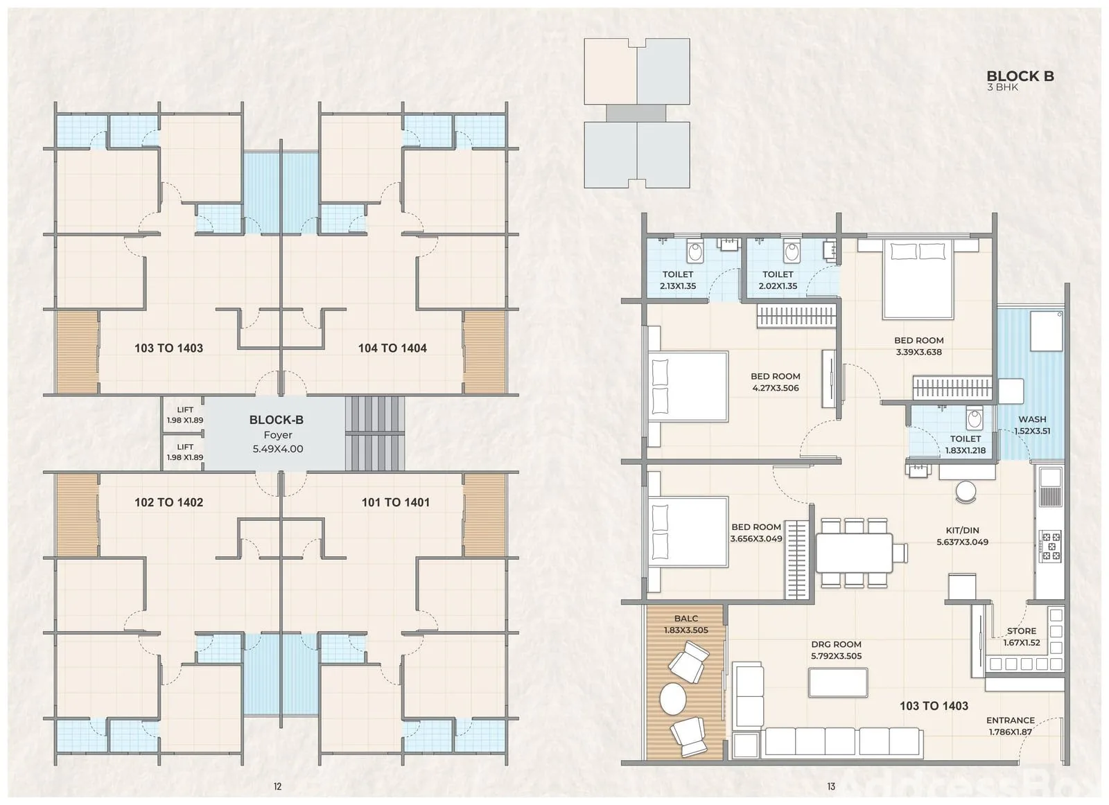 FORTUNE EMPIRE Floor Plan