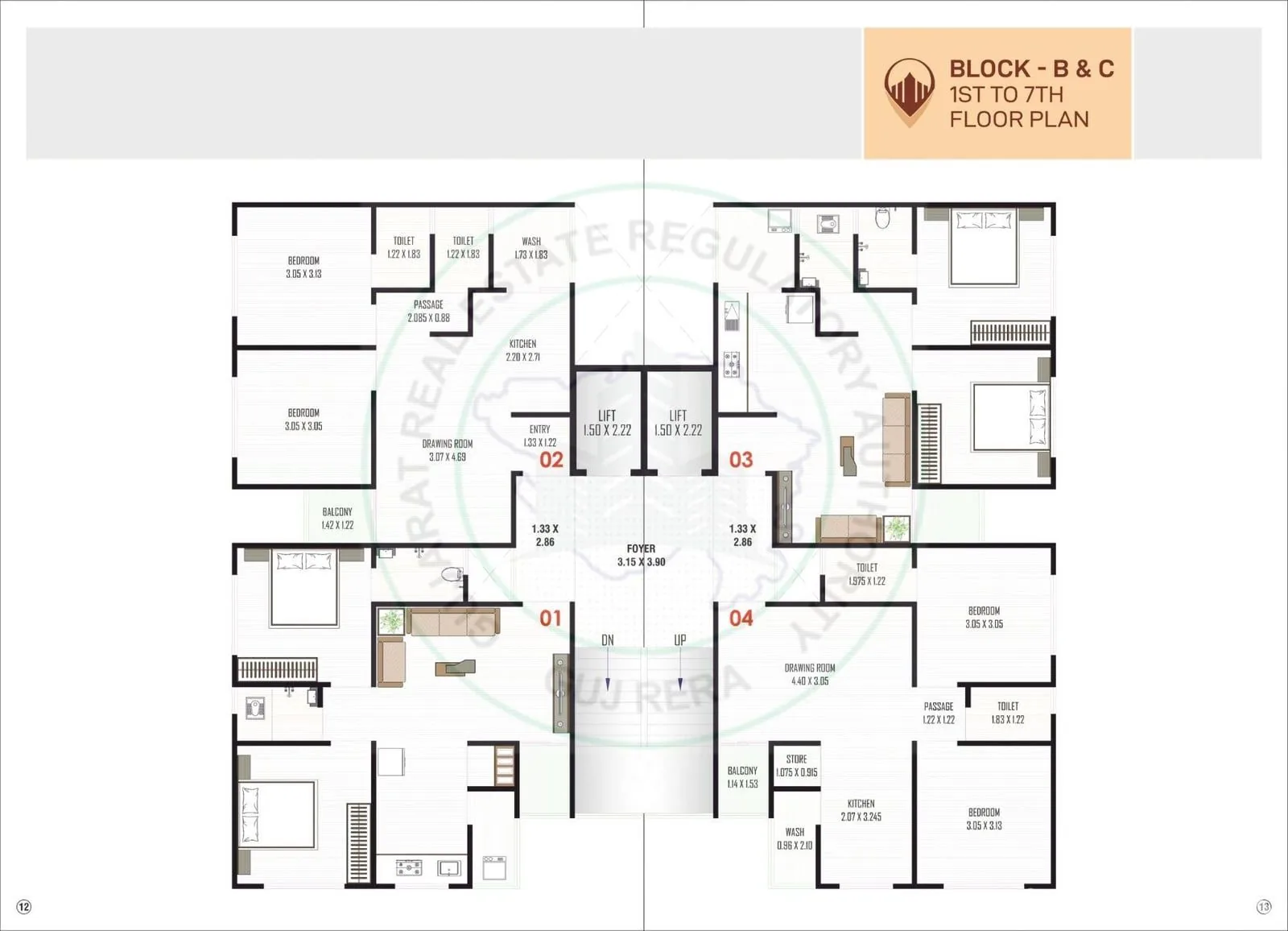 HEAVEN LANDMARK Floor Plan