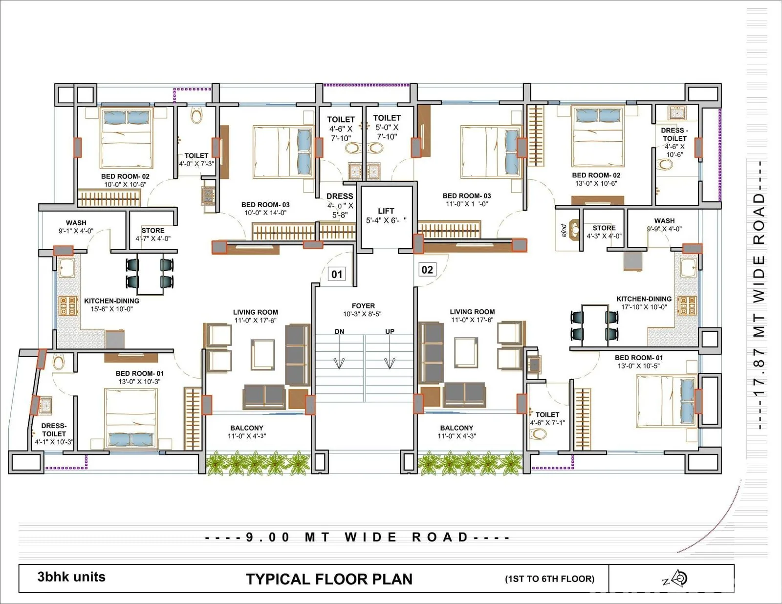 RUSHABH 927 Floor Plan