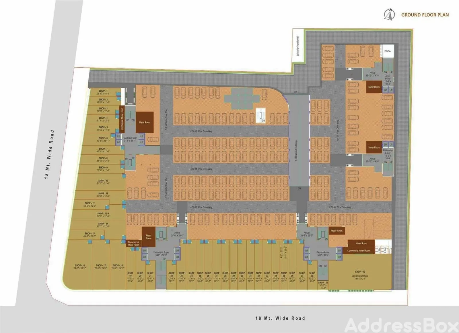 Hastinapur The Royal Legacy - Commercial Floor Plan