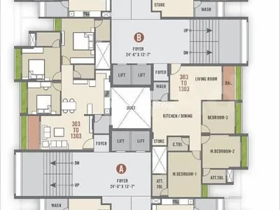 WESTSIDE HEIGHTS Floor Plan