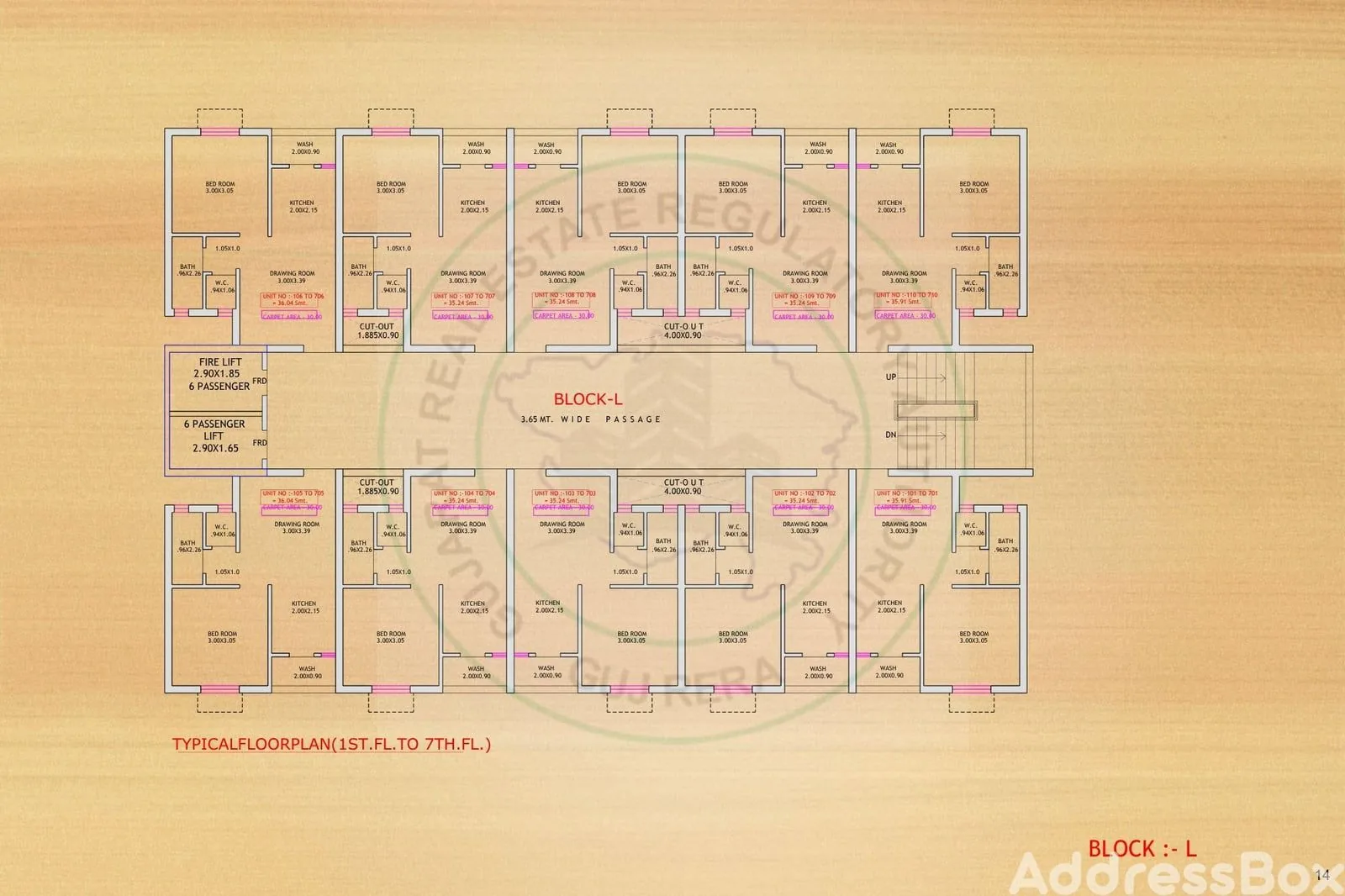 EKTA Heights Floor Plan