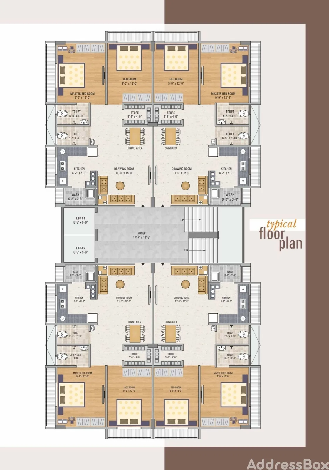 SATSANG RESIDENCY Floor Plan