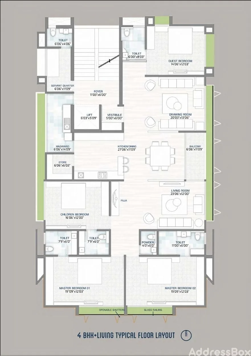 Shamyak Residency Floor Plan