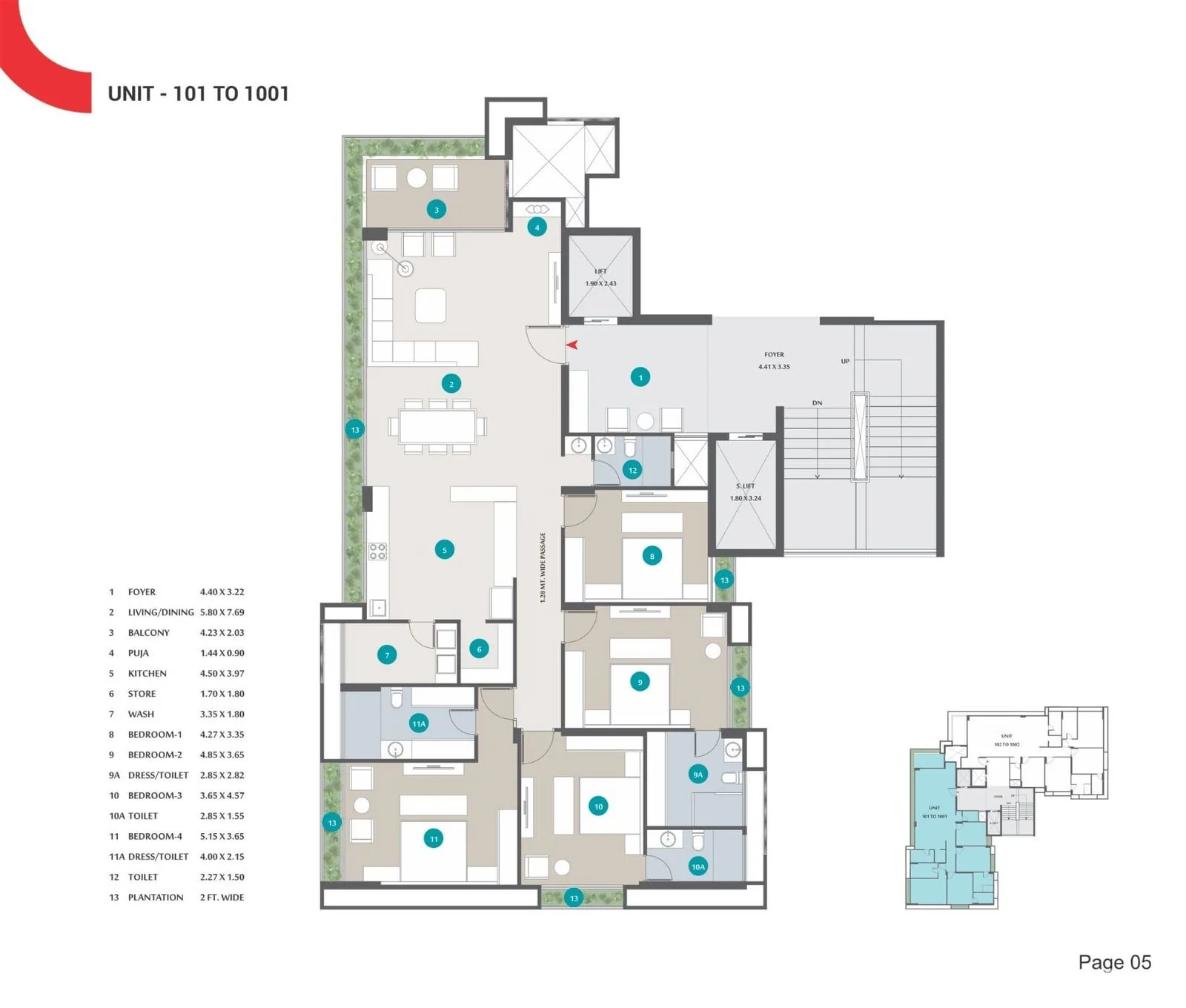 AVANI AMRUT Floor Plan