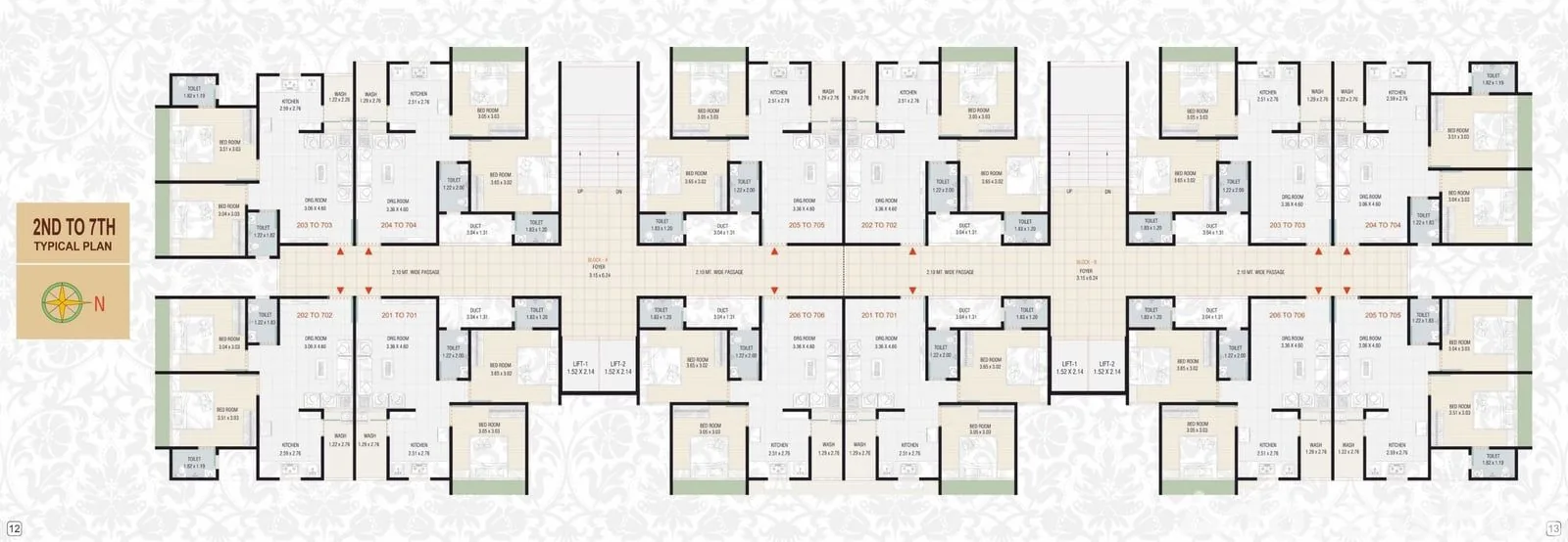COPPER 84 Floor Plan