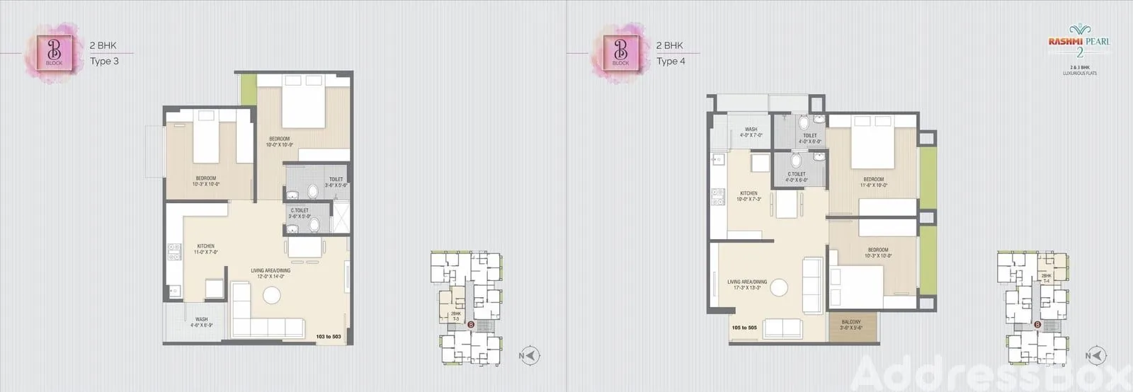 RASHMI PEARL 2 Floor Plan