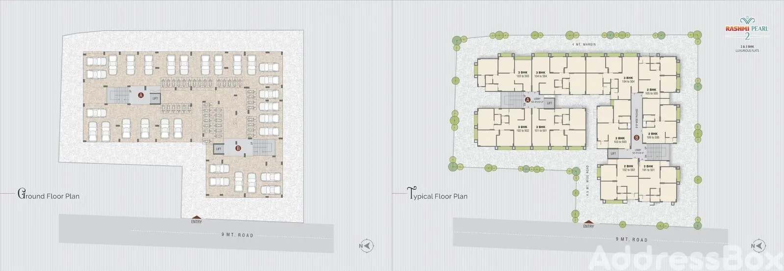 RASHMI PEARL 2 Floor Plan