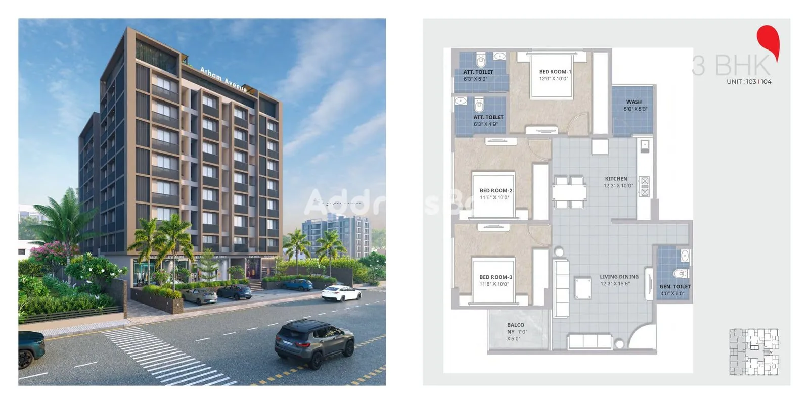 ARHAM AVENUE Floor Plan