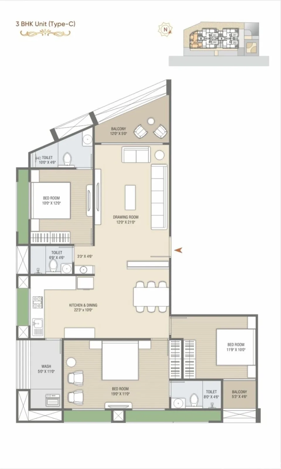 SAKETHAM LAKEVIEW Floor Plan