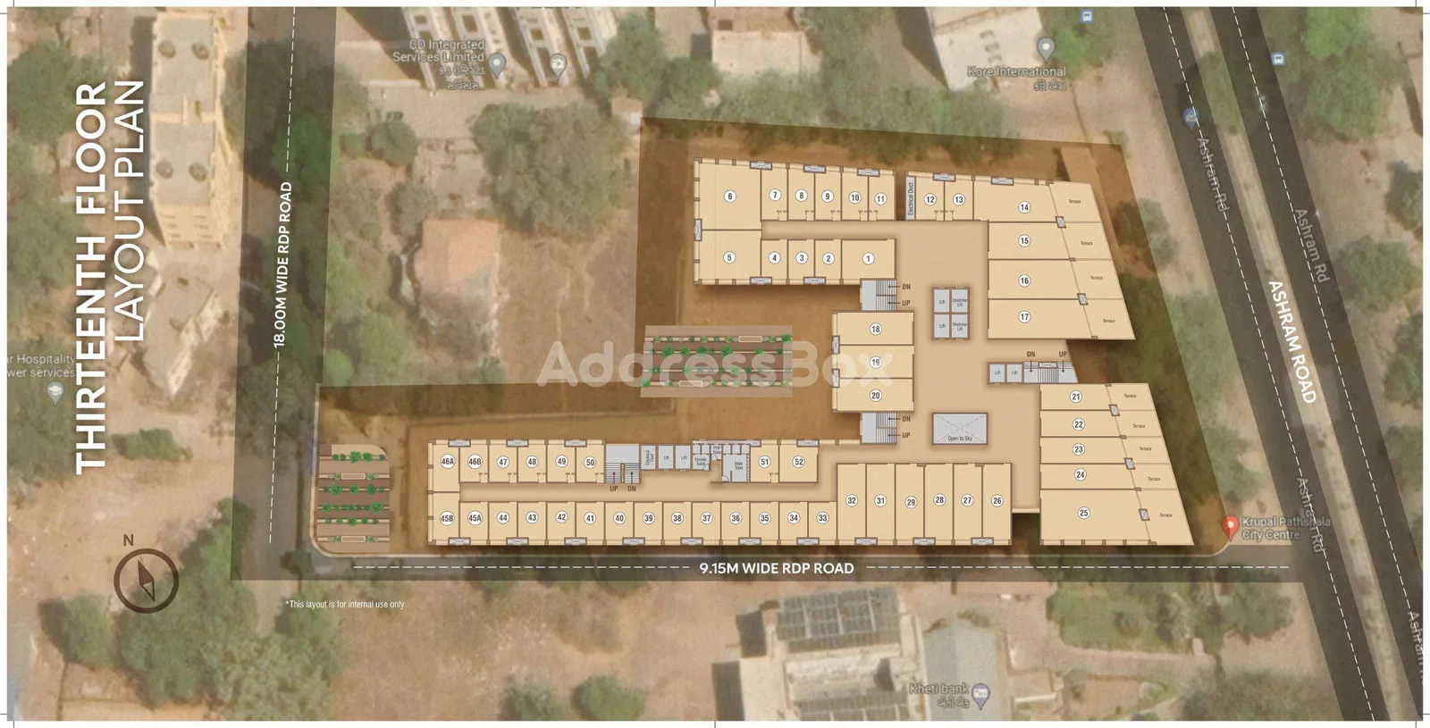 KRUPAL PATHSHALA CITY CENTRE Floor Plan