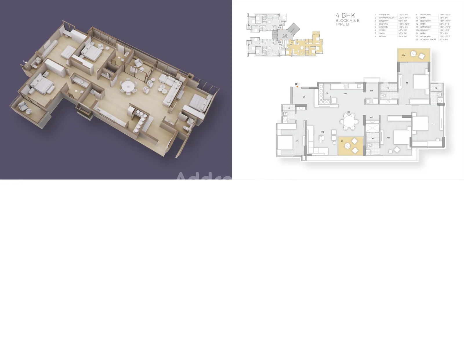 LUXURIA 2 Floor Plan