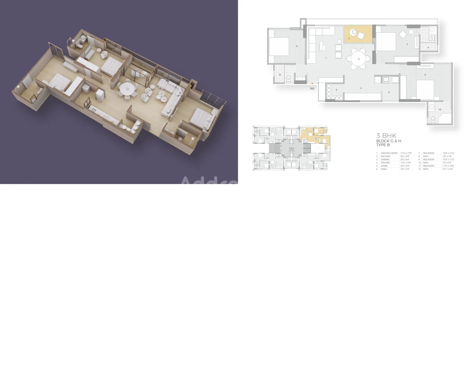 LUXURIA 2 Floor Plan